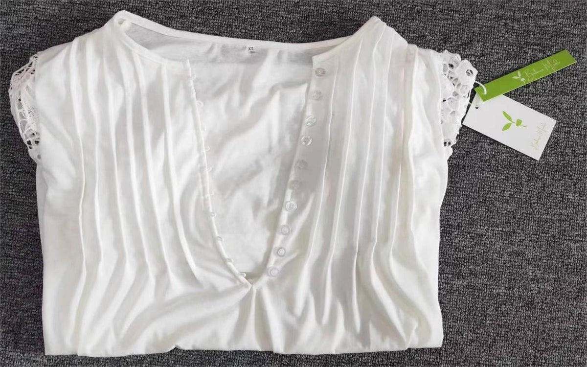 Dames longsleeve in effen kleur