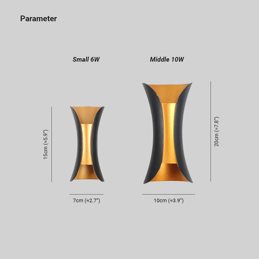 LED buitenwandlamp