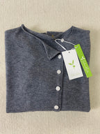 Eenvoudige effen longsleeve trui