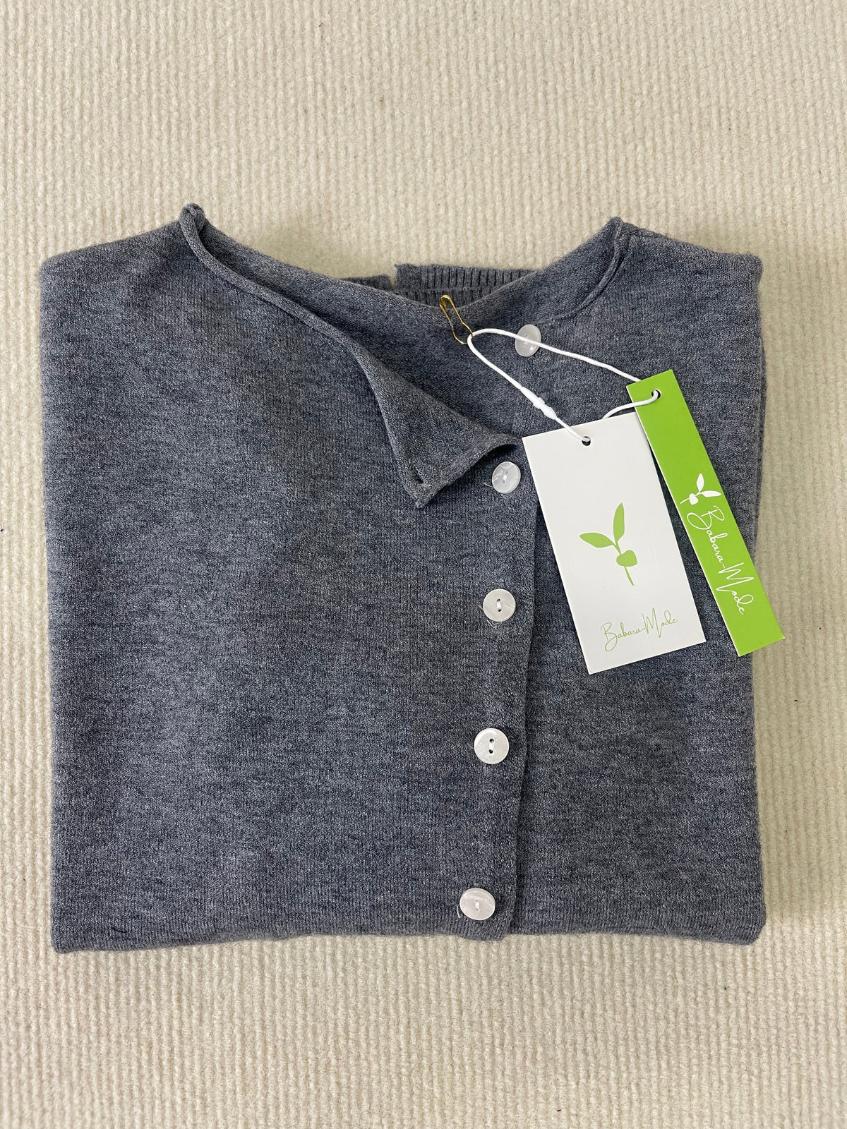 Eenvoudige effen longsleeve trui