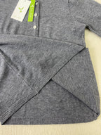 Eenvoudige effen longsleeve trui