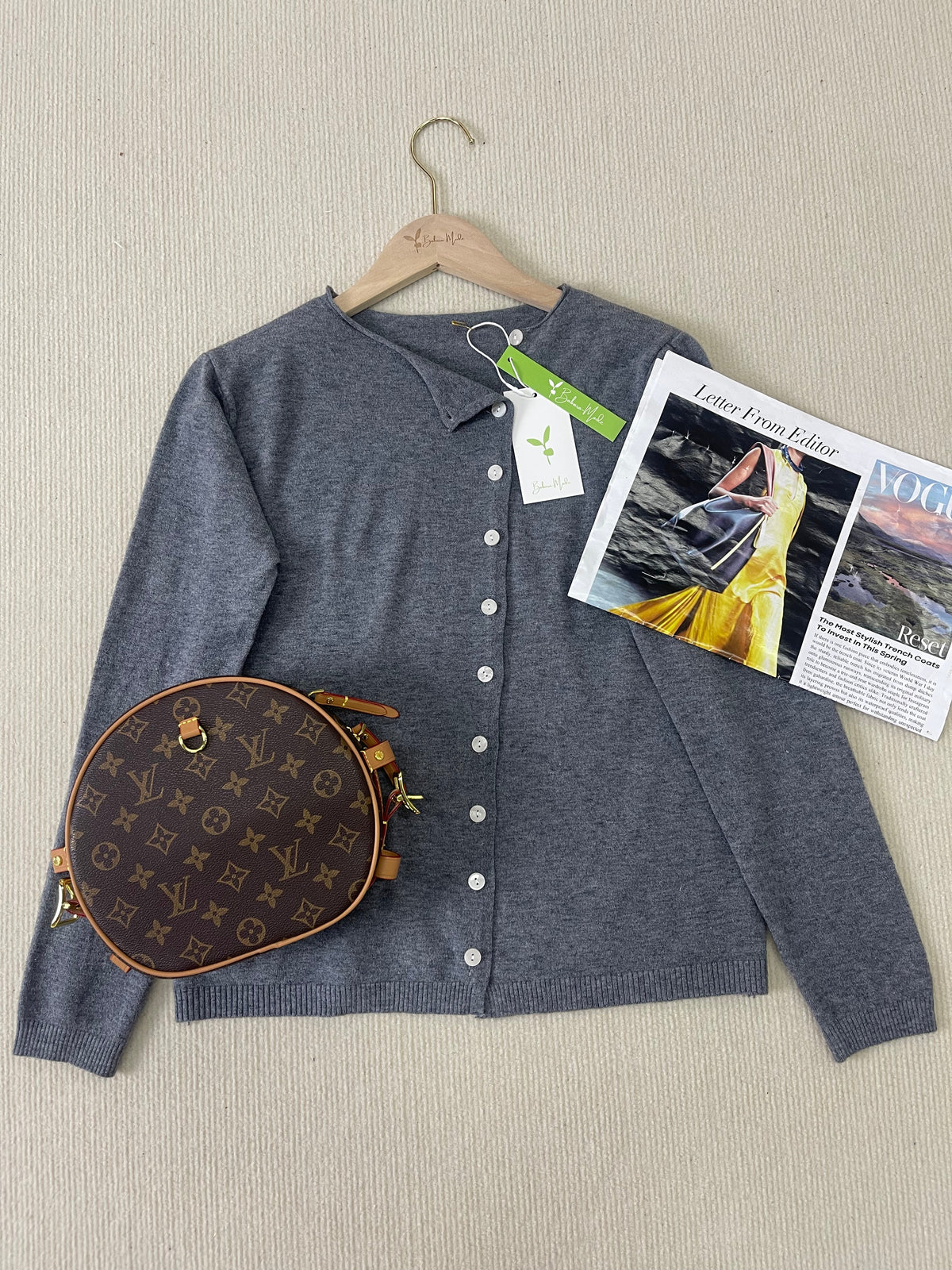 Eenvoudige effen longsleeve trui — afbeelding 26