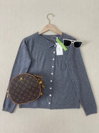 Eenvoudige effen longsleeve trui — afbeelding 6