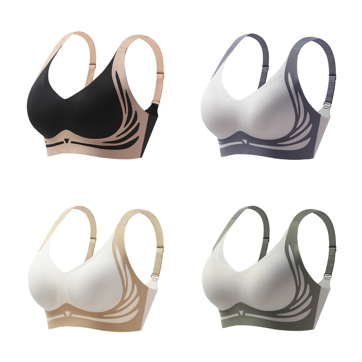 Beugelloze push-up BH met lift-effect