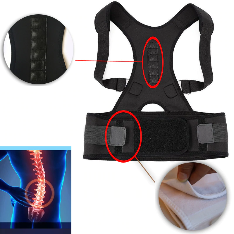 Magnetische rugbrace