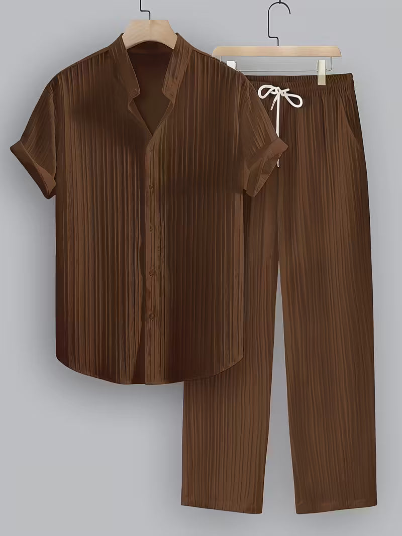 Ismael | Tweedelige herenset met overhemd en pantalon