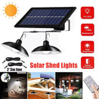 Draadloze solar LED lampenset met afstandsbediening