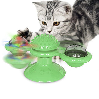Katten windmolen krab- en speelstation