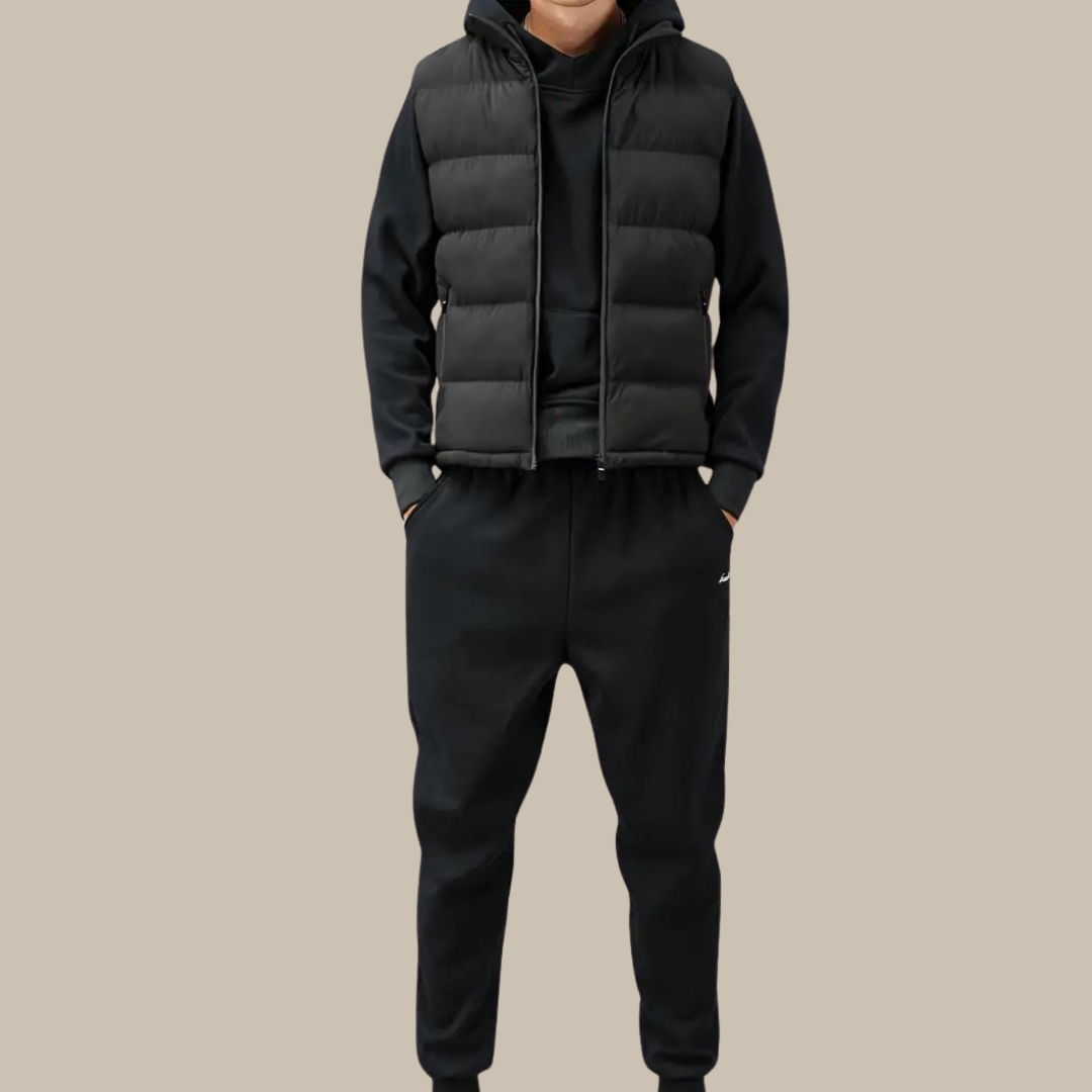 Gewatteerde herenbodywarmer