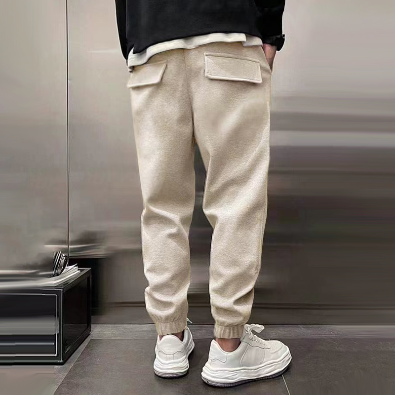 Broek met verstelbare taille en soepele pasvorm