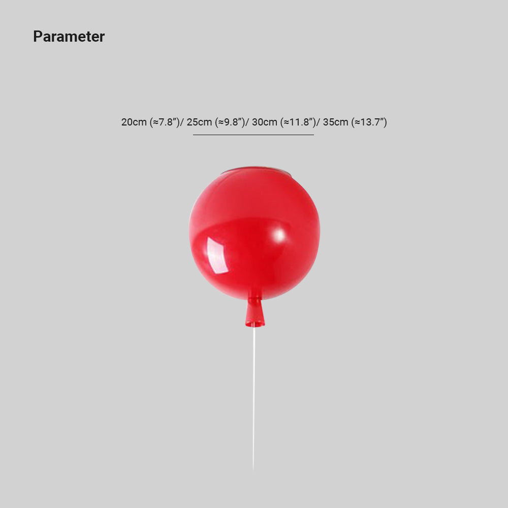 Compacte moderne LED ballon plafondlamp