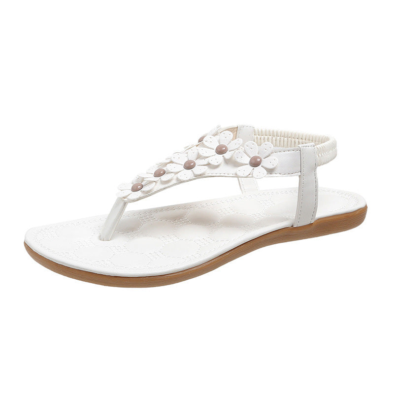 Damessandalen met bloemendetail BloomGrace sandals