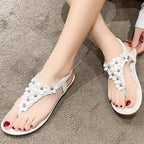 Damessandalen met bloemendetail BloomGrace sandals