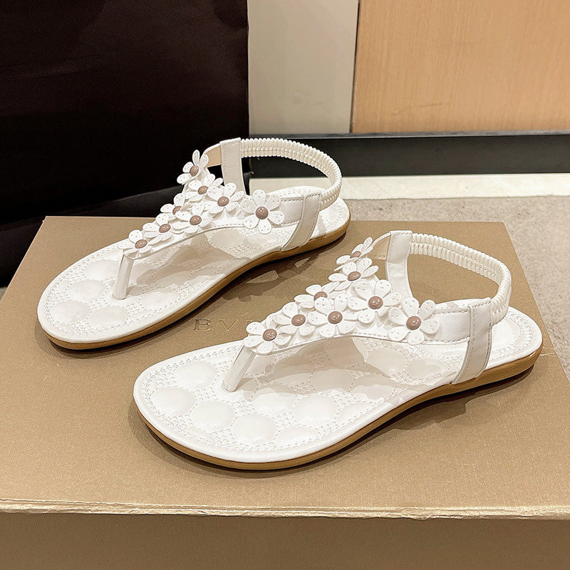 Damessandalen met bloemendetail BloomGrace sandals — afbeelding 14