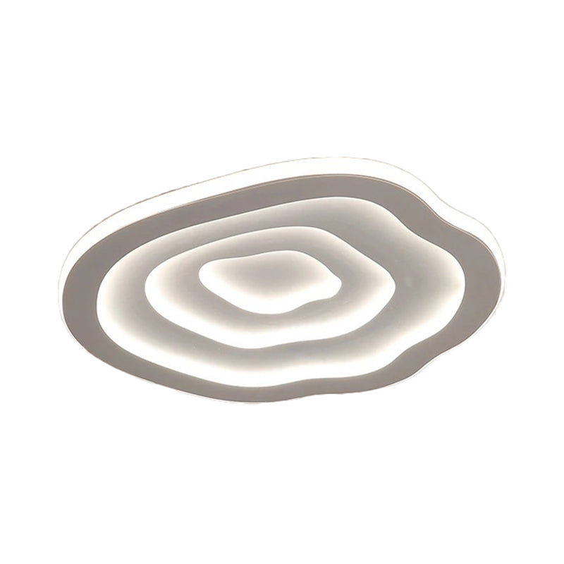 Golvende acryl plafondlamp met warm & wit LED-licht
