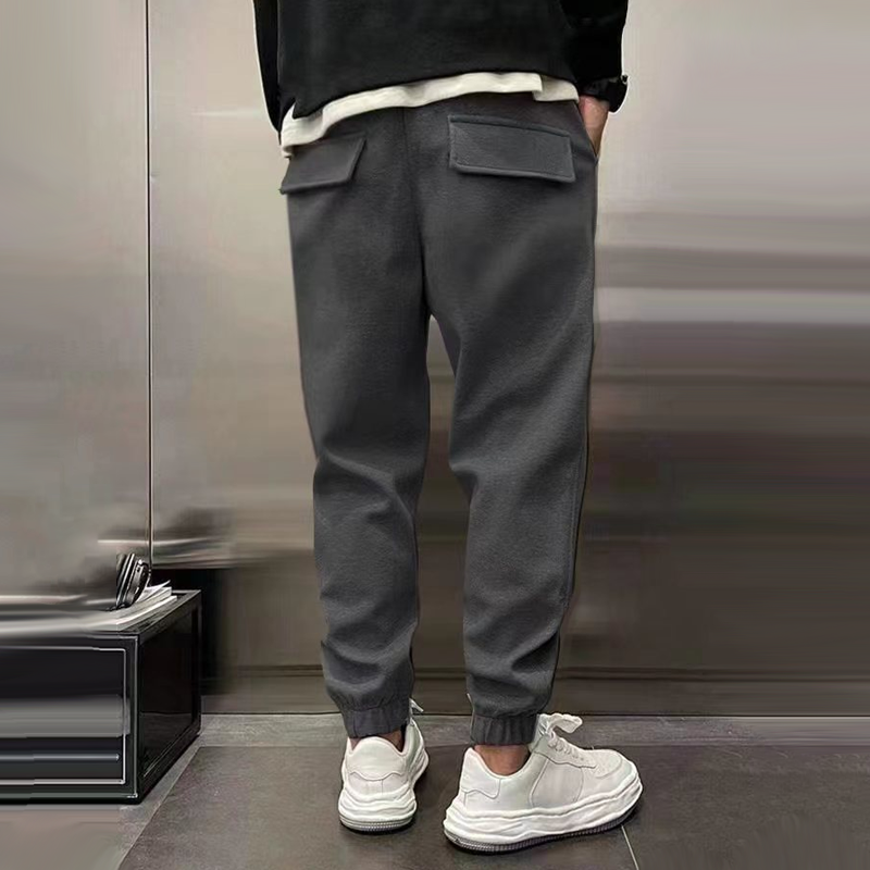 Broek met verstelbare taille en soepele pasvorm