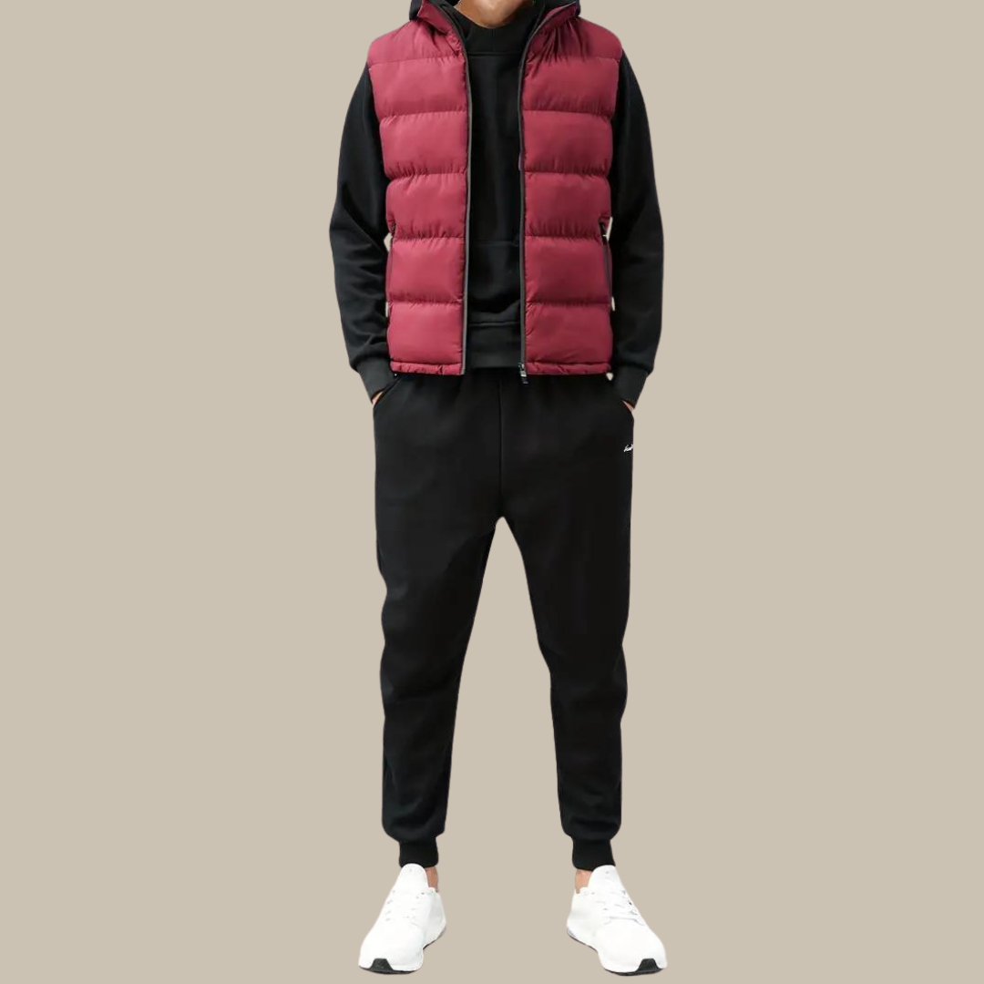 Gewatteerde herenbodywarmer