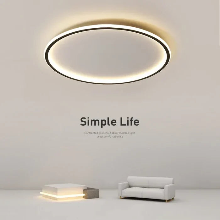 Scandinavische ronde plafondlamp – Noor