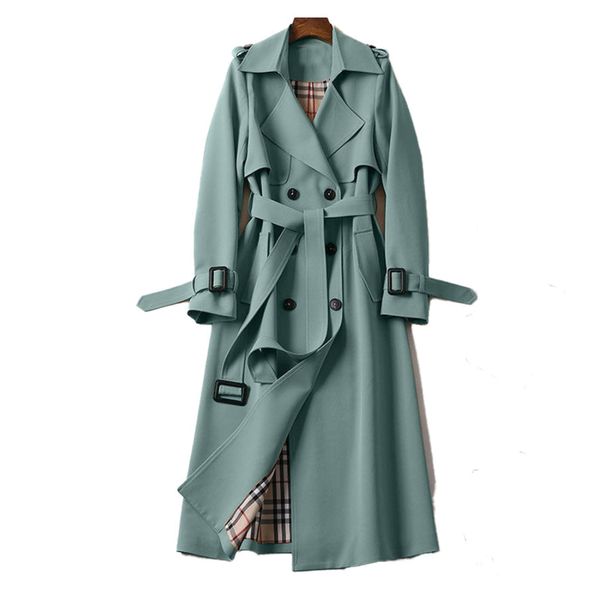 Berta | Trenchcoat met verstelbare ceintuur en mouwbanden