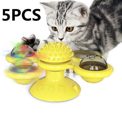 Katten windmolen krab- en speelstation