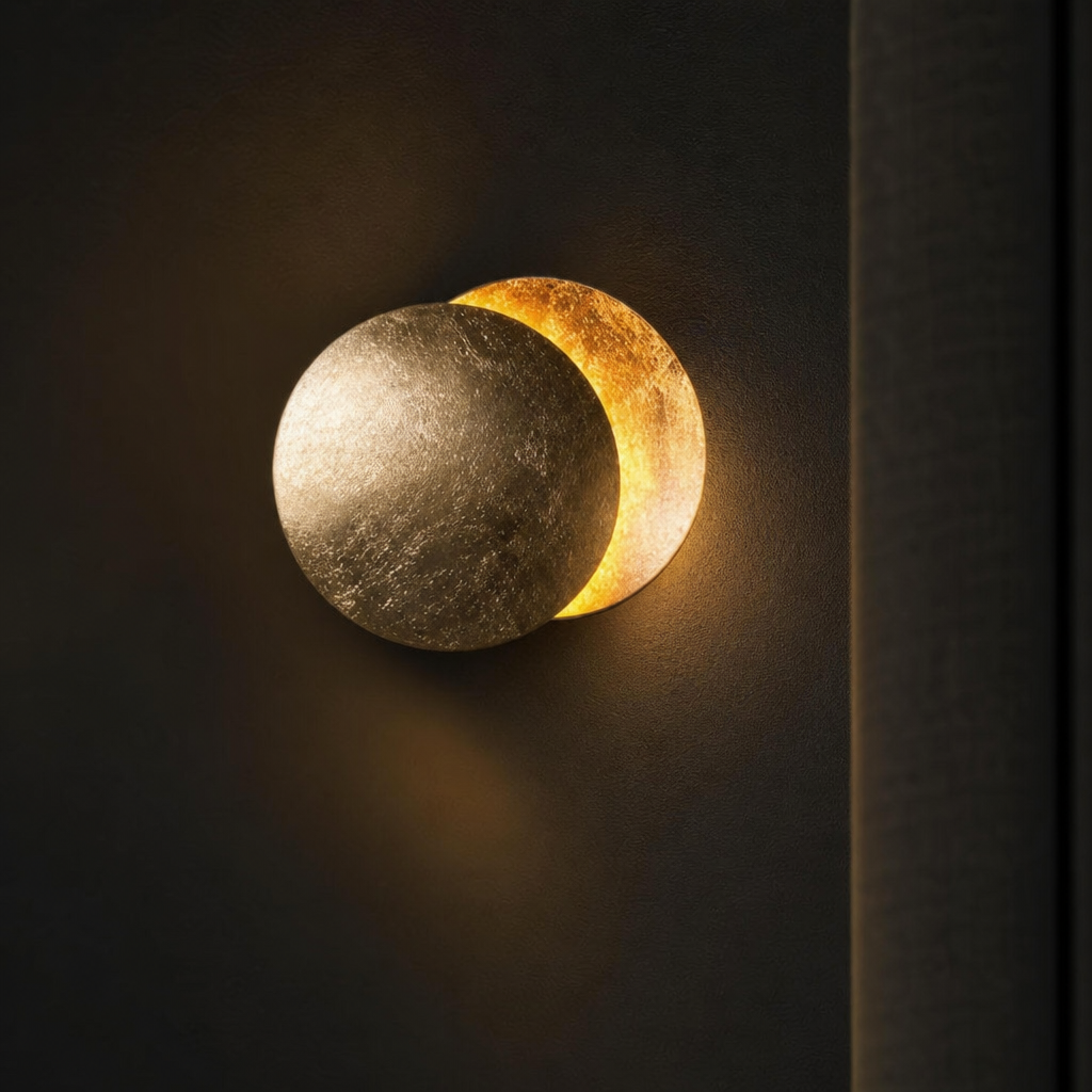 Maanlicht wandlamp met warme gloed