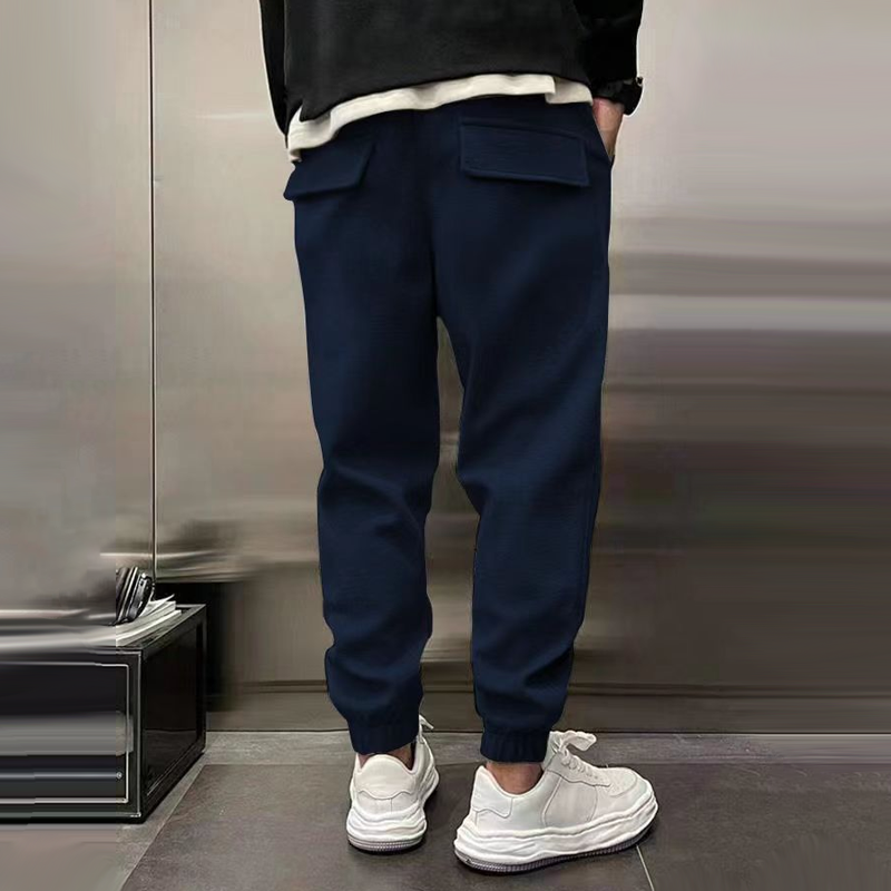 Broek met verstelbare taille en soepele pasvorm
