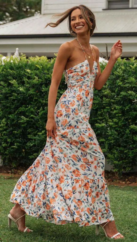 Lina maxi-jurk