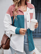 Kleurvolle blouse met knoopsluiting