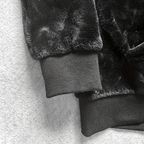 Heren hoodie gevoerd met pluche & capuchon