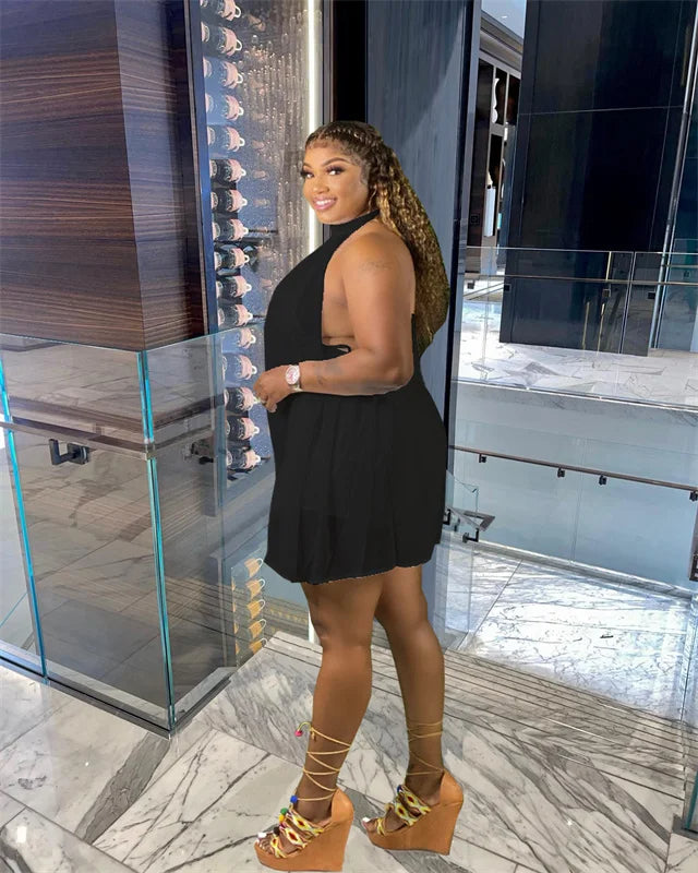 Lina plus size playsuit
