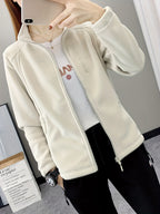 Ademende fleece jas