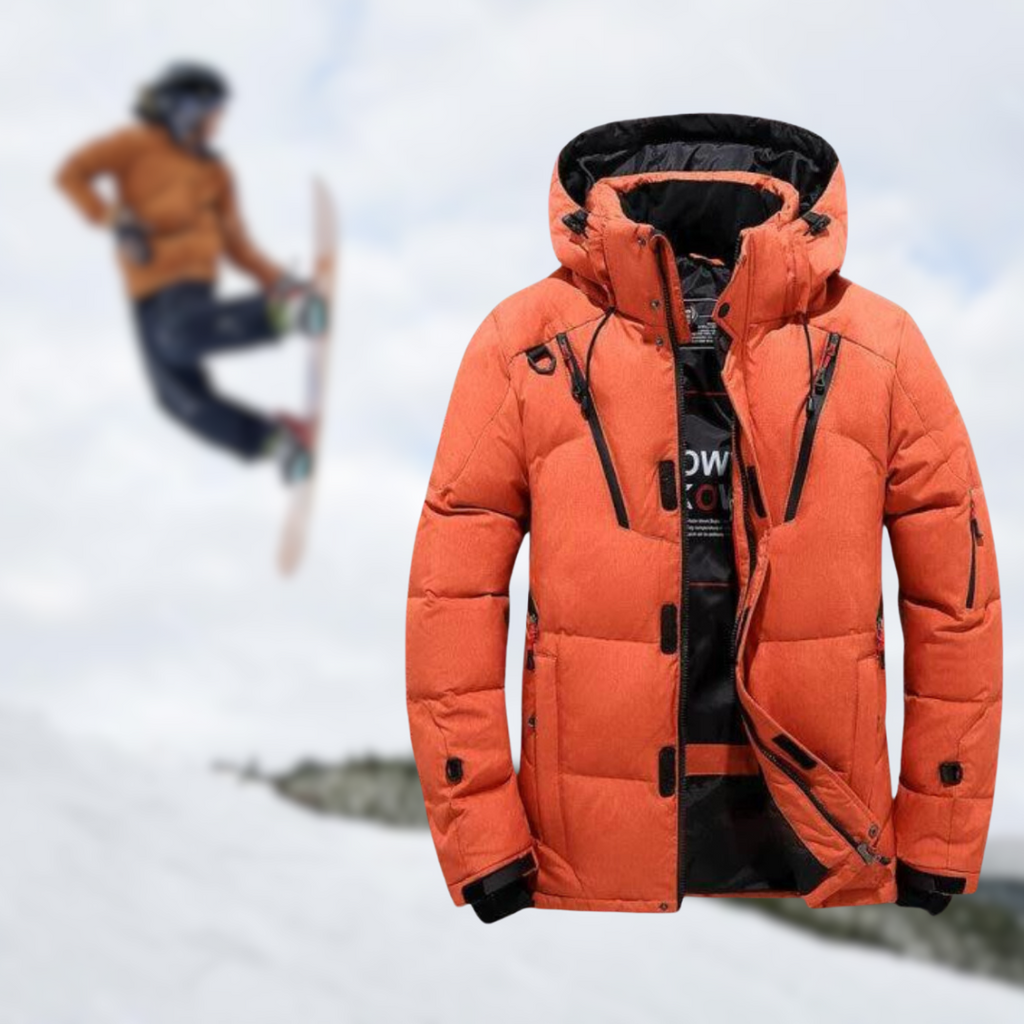 Herenparka – winterjas met afneembare capuchon