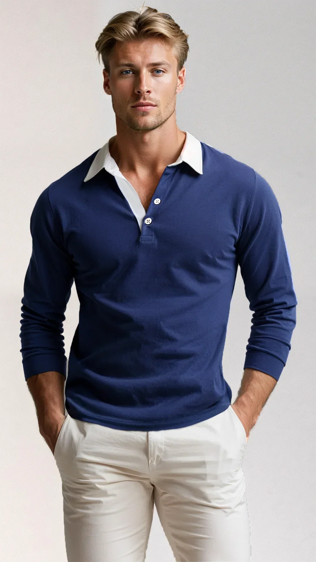 Heren polo pullover – Noor