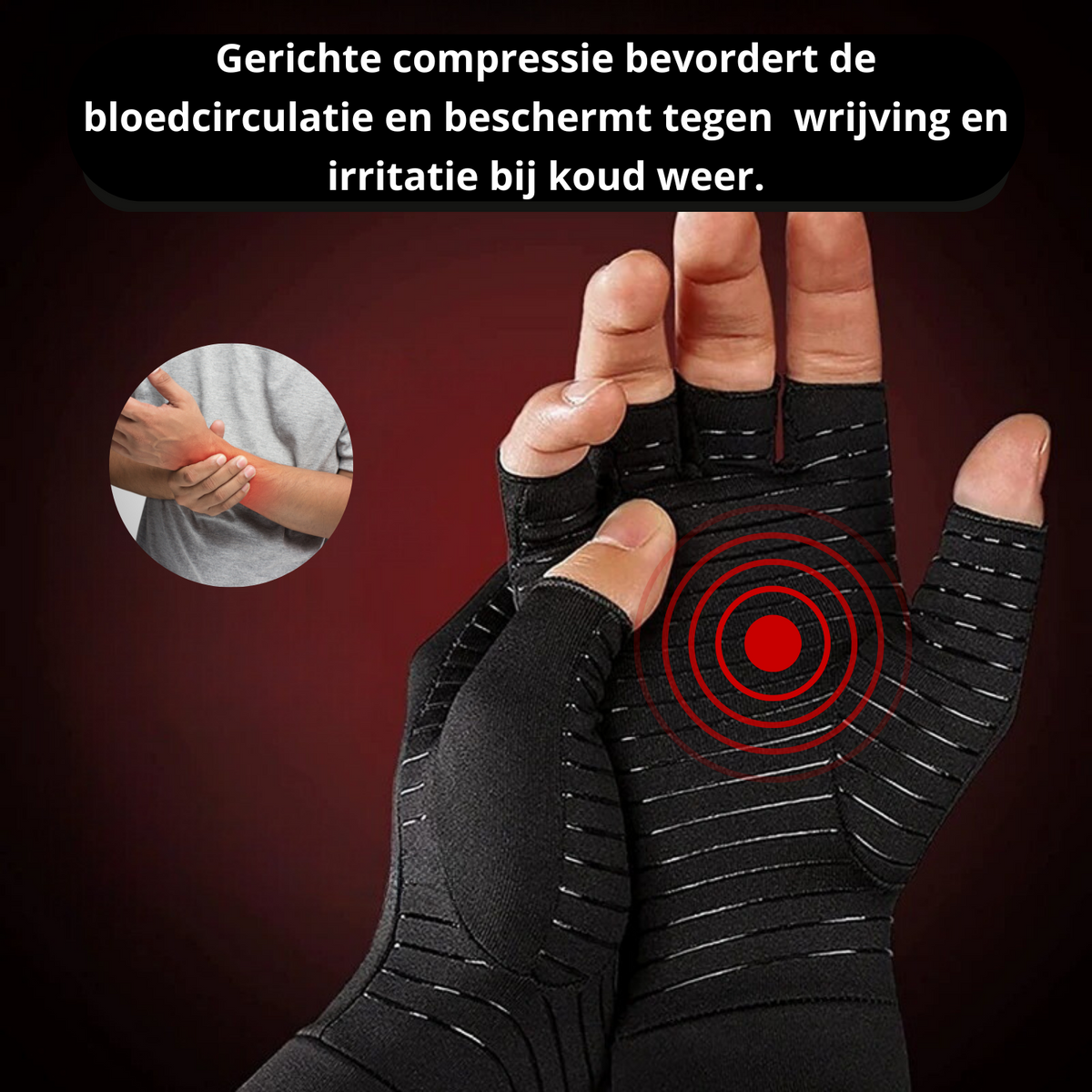 Anti-Artritis compressiehandschoenen