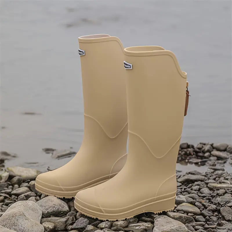 Dames regenlaarzen van PVC met antislipzool