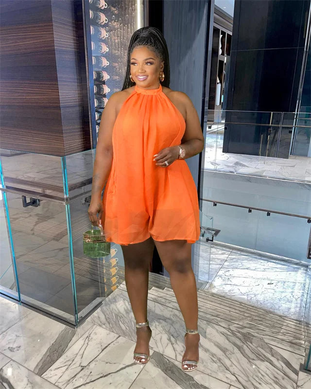 Lina plus size playsuit