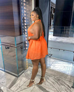 Lina plus size playsuit