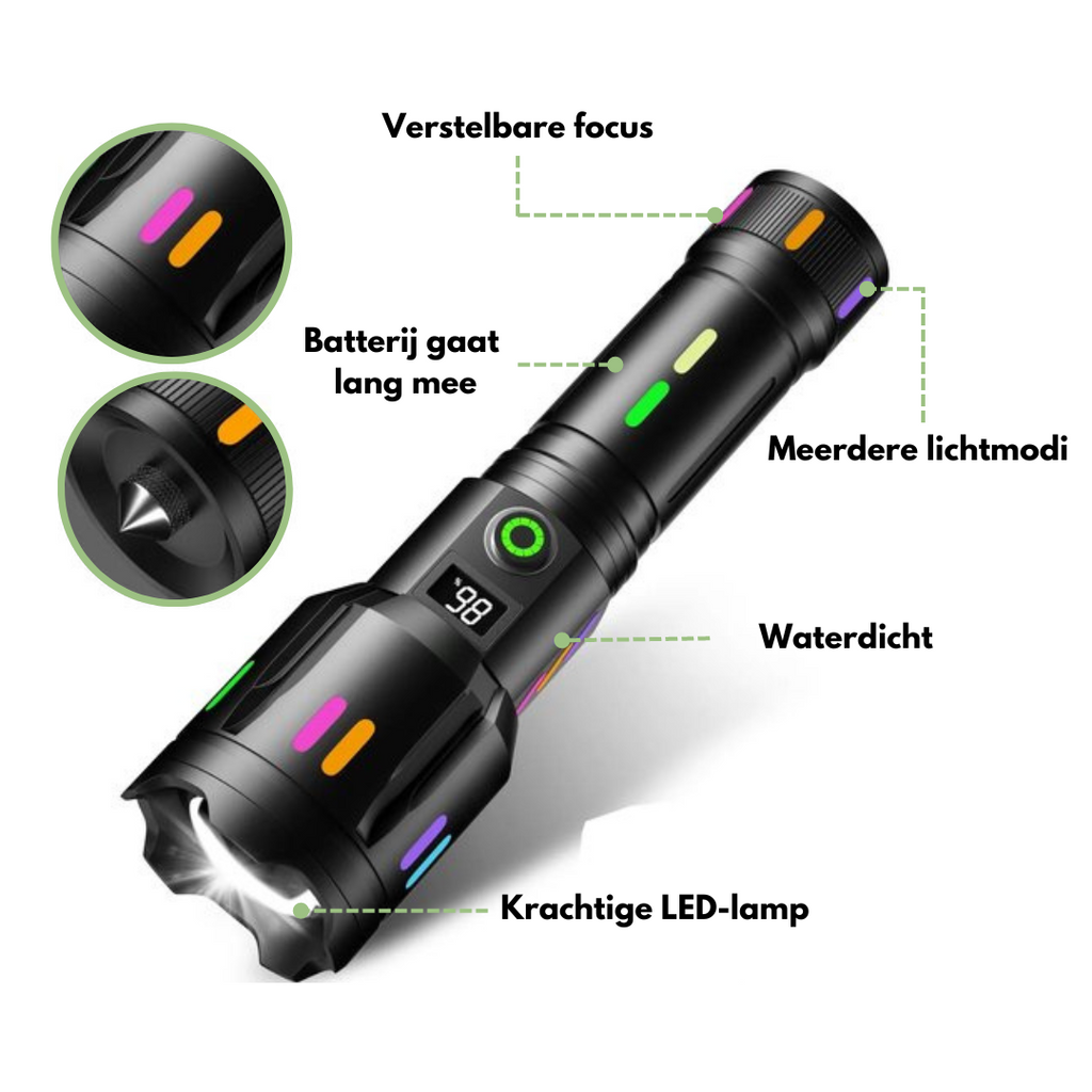 Militaire LED zaklamp