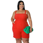 Lonneke plus size playsuit