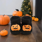 Kinder halloween sloffen met cartoonprint