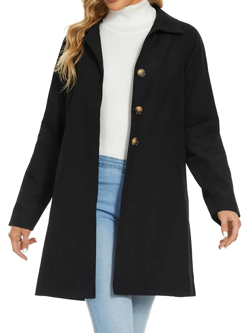 Lange dames trenchcoat met tailleceintuur