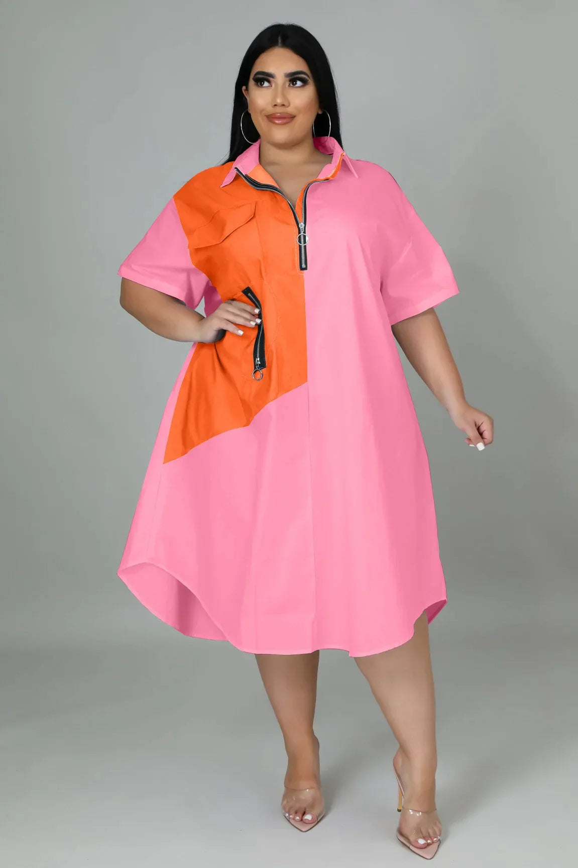 Lalaine plus-size jurk