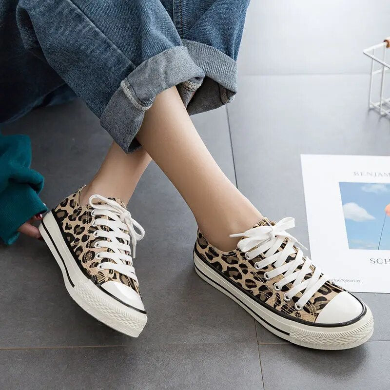 Luipaard dames sneakers