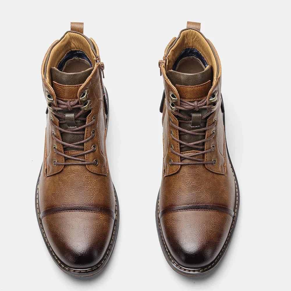 Vintage leren heren boots