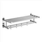 Stijlvol RVS handdoekenrek