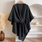 Dames omslagdoek met winddicht ontwerp