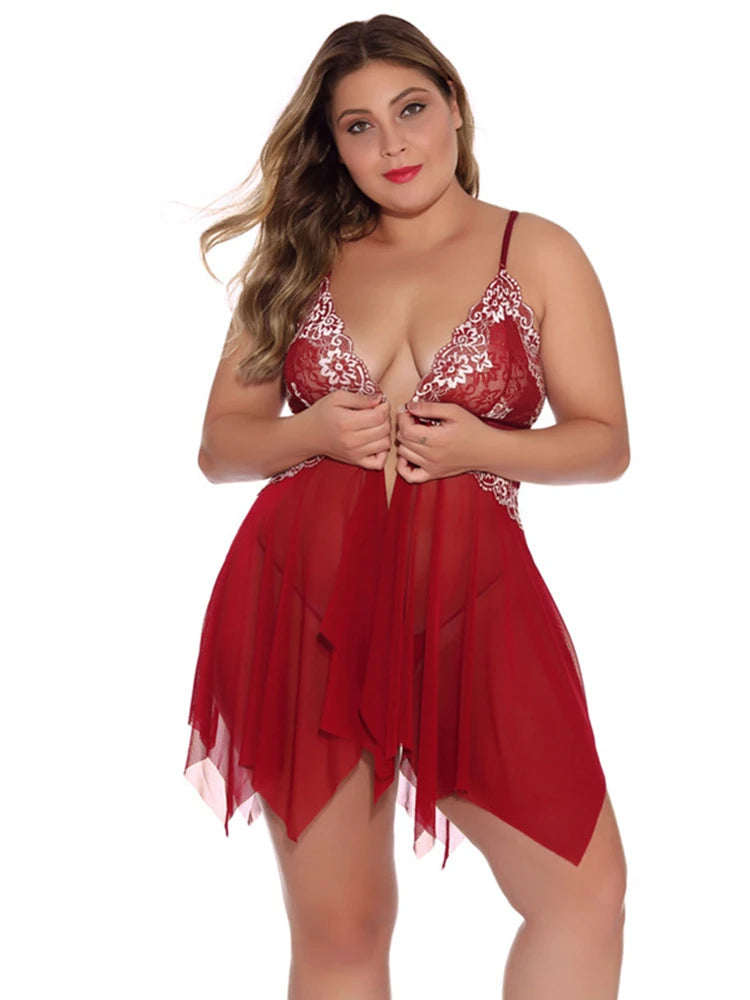 Lara plus-size lingerieset