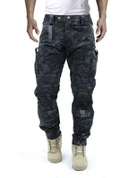 Functionele heren cargo broek met kniebescherming