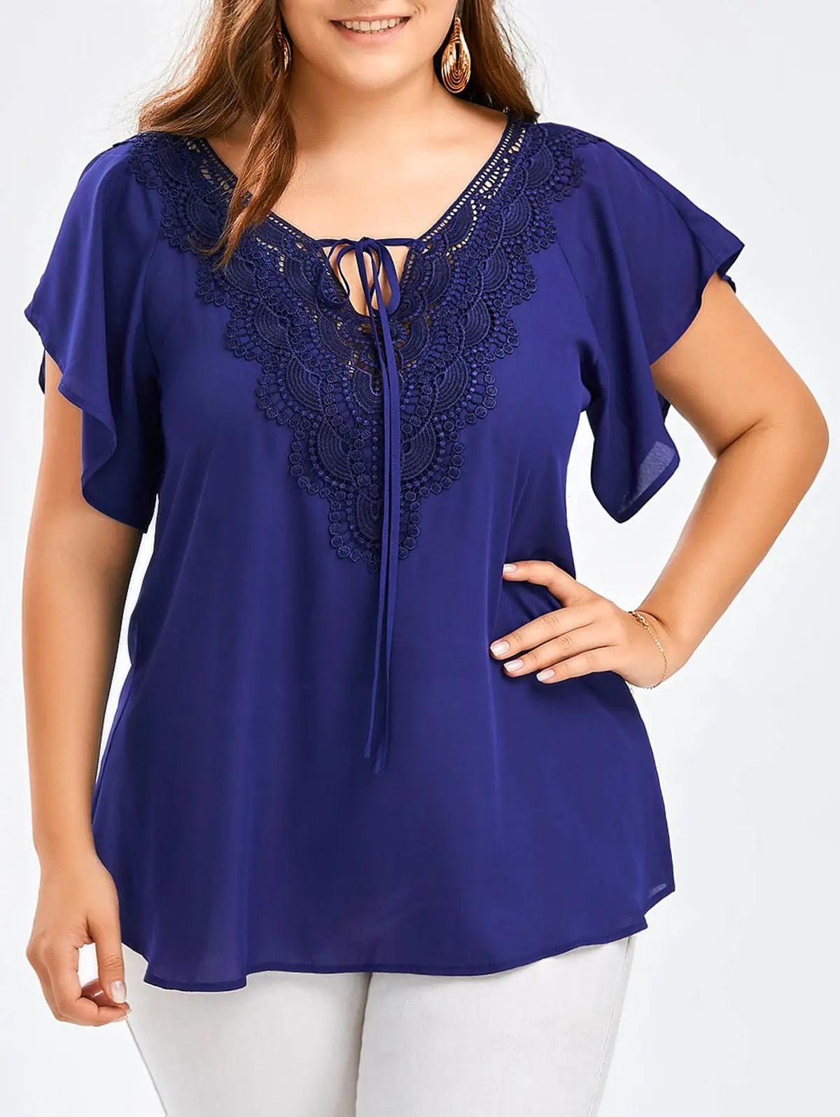 Femke plus-size top