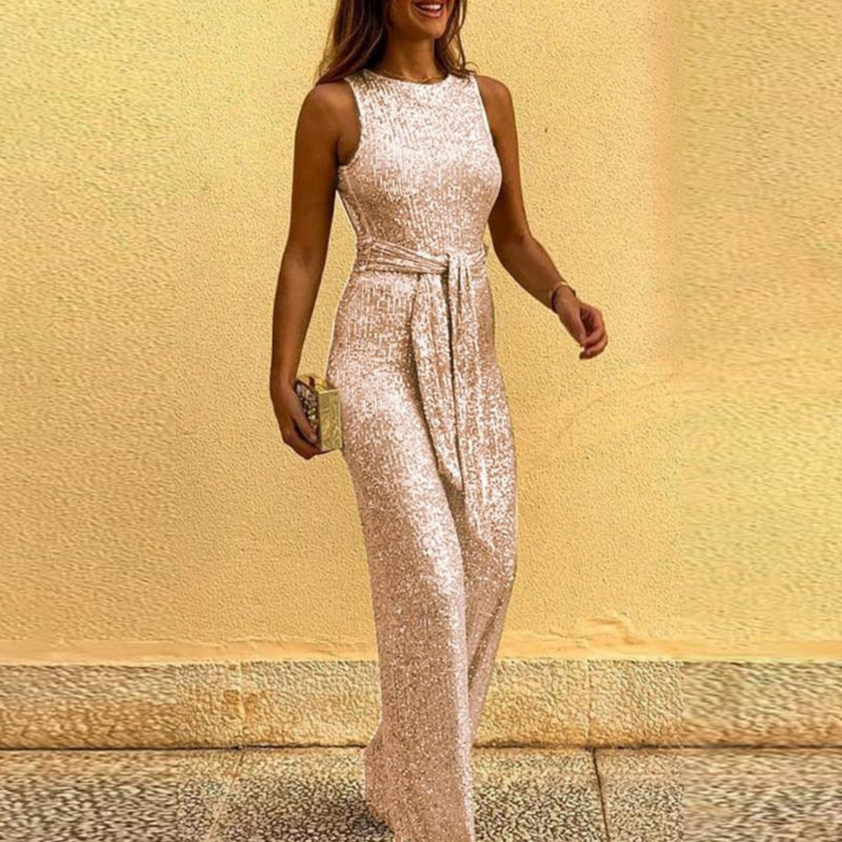 Mouwloze party-jumpsuit dames – figuuraccentuerend & feestelijk — afbeelding 18